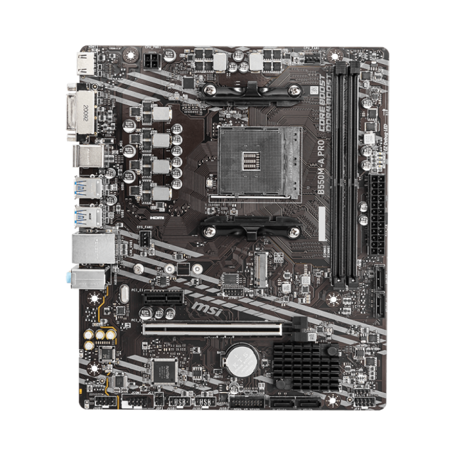 Tarjeta Madre MSI B550M-A PRO | AMD B550 | AM4 | mATX | DDR4 | HDMI | B550M-A PRO