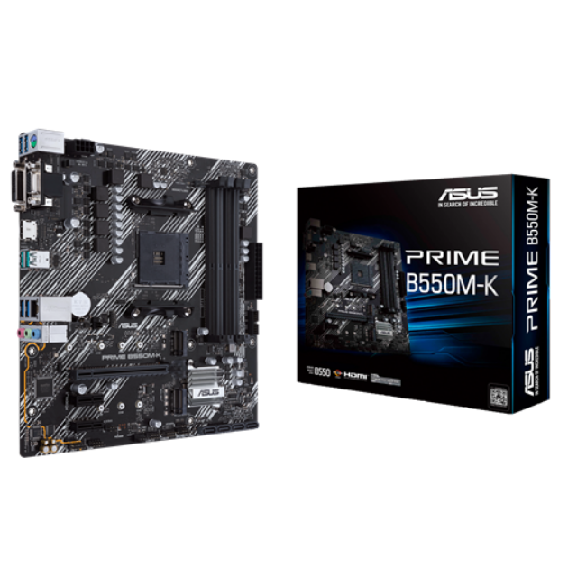 TARJETA MADRE ASUS PRIME B550M-K SOCKET AM4 3RD GEN MICRO ATX MATX DDR4