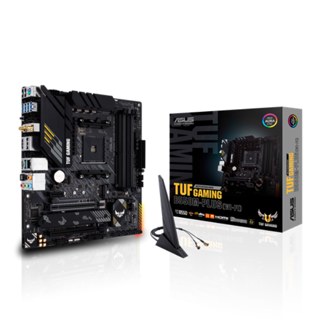 TARJETA MADRE ASUS TUF GAMING B550M-PLUS (WI-FI)  SOCKET AM4 MICRO-ATX DDR4