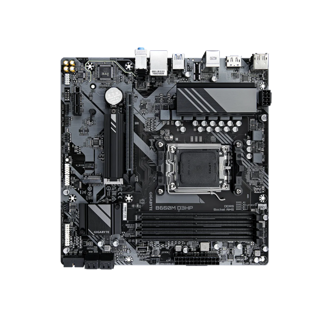 Tarjeta Madre Gigabyte B650M D3HP | Micro-ATX  | AM5 | AMD B650 | HDMI | RAM DDR5 Hasta 192GB | B650M D3HP