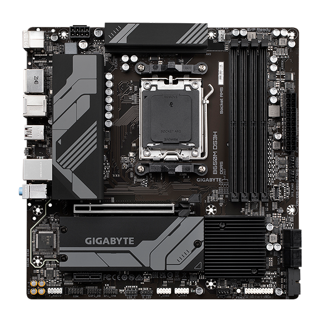 TARJETA MADRE GIGABYTE B650M DS3H - MATX AM5 DDR5 - B650M DS3H