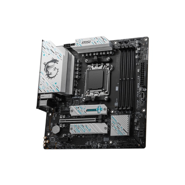 Tarjeta Madre MSI B650M Gaming Plus WiFi | AM5 | PCIe 4.0 | Wi-Fi 6E | Bluetooth 5.3 | B650M GAMING PLUS WIFI