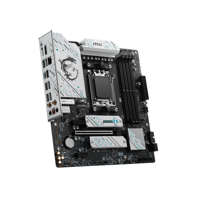 Tarjeta Madre MSI B650M Gaming Plus WiFi | AM5 | PCIe 4.0 | Wi-Fi 6E | Bluetooth 5.3 | B650M GAMING PLUS WIFI