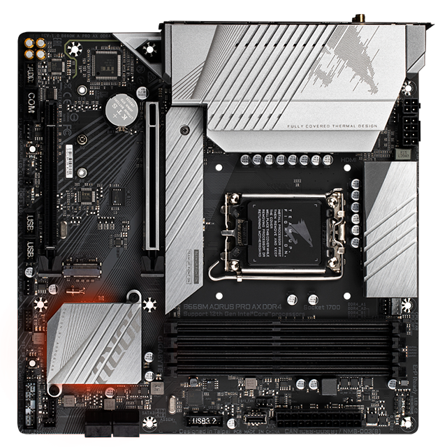 Tarjeta madre Gigabyte B660M AORUS Pro AX | ATX DDR5 | B660M AORUS PRO AX