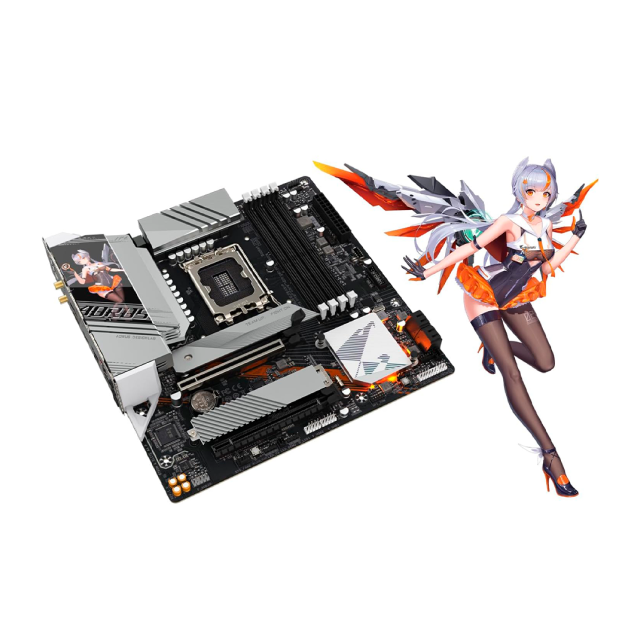 Tarjeta Madre GIGABYTE B760M A ELITE AX-P (Rev. 1.1) | ATX | Chipset Intel B760 | Socket LGA 1700 | DDR5 (Hasta 256GB) | HDMI / DisplayPort | Wi-Fi 6E | Bluetooth 5.3 | Blanco | B760M A ELITE AX-P
