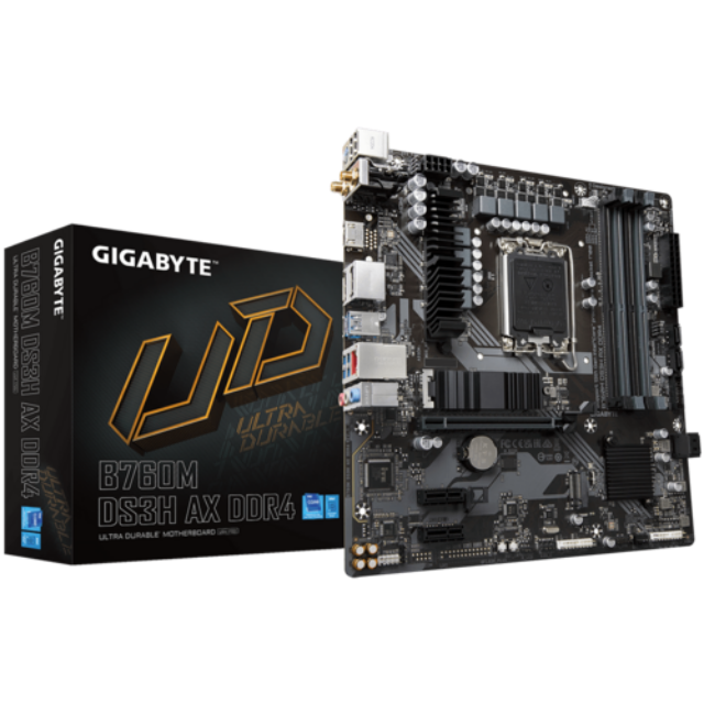 TARJETA MADRE GIGABYTE B760M DS3H AX DDR4 - ATX LGA1700 DDR4 - B760M DS3H AX DDR4