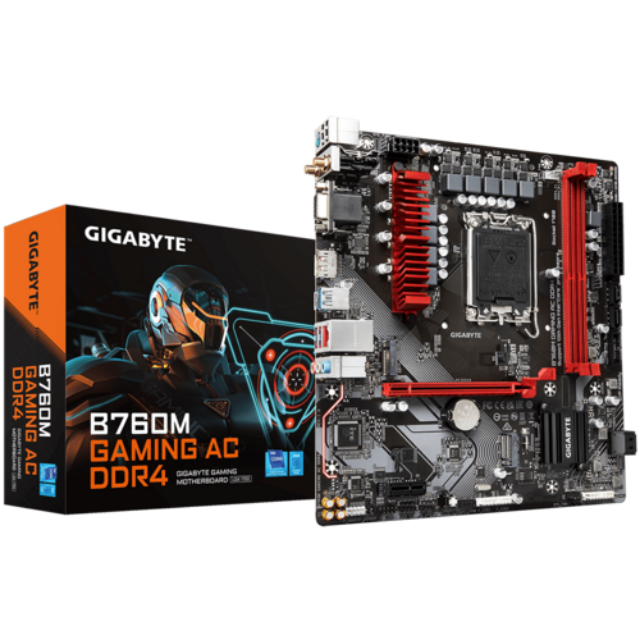 TARJETA MADRE GIGABYTE B760M GAMING AC DDR4 - MATX LGA1700 DDR4 - B760M GAMING AC DDR4