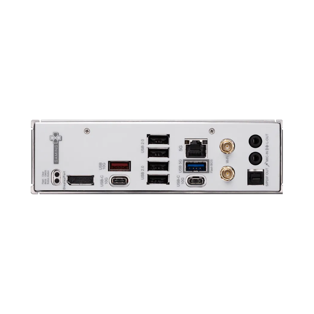 Tarjeta Madre MSI B850 GAMING PLUS WIFI PZ | ATX | Socket AM5 | Chipset AMD B850 | 4 x DDR5 (Hasta 256GB) | 1 x DisplayPort | Wi-Fi 7 | Bluetooth 5.4 | Blanco / Negro | B850 GAMING PLUS WIFI PZ