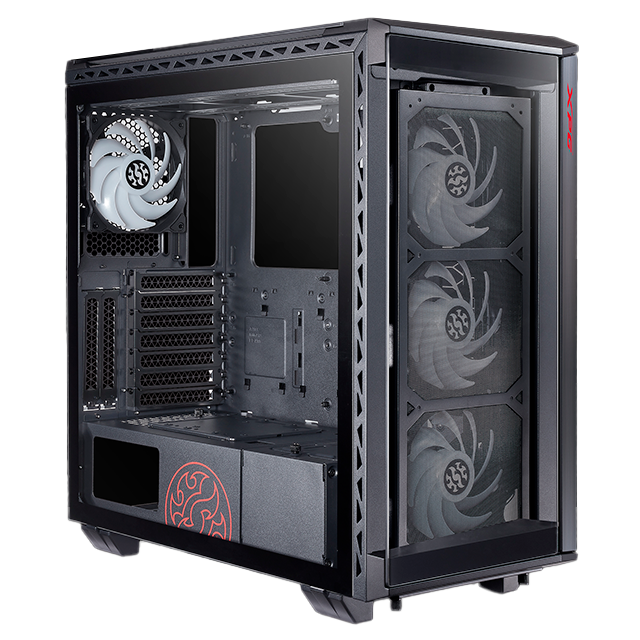 Gabinete ADATA XPG Battlecruiser Negro | E-ATX | 4 ventiladores ARGB preinstalados | BATTLECRUISER-BKCWW