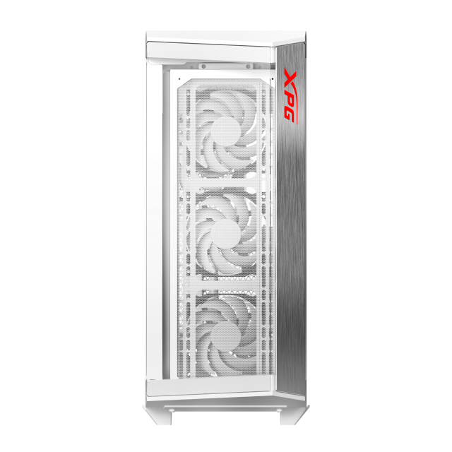 Gabinete ADATA XPG BATTLECRUISER II + PRIME BOX | Media Torre | E-ATX / ATX / M-ATX / ITX | USB 3.2 | Cristal Templado | 4 Ventiladores ARGB Pre-Instalados | Incluye Controlador de RGB XPG PRIME BOX | Blanco | BATTLECRUISERIIPST-WHCWW