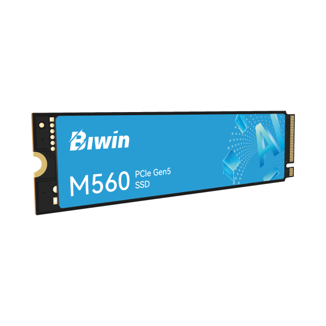 Unidad SSD BIWIN M560 | 1TB | M.2 2280 | NVMe PCIe 5.0 | 11,000 MB/s Lectura | 9,700 MB/s Escritura | BM560NN01TB-RGX