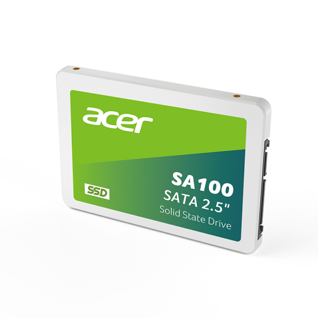 Unidad SSD Acer SA100 | SATA III 2.5" | 120GB | 560MB/s Lectura | 500MB/s Escritura | BL.9BWWA.101