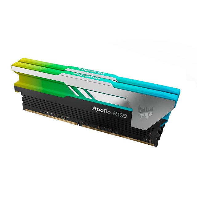 Kit de Memoria RAM DDR4 | 16GB (2 x 8GB) | 3200MT/s | Acer Predator Apollo RGB Negro-Gris | BL.9BWWR.225