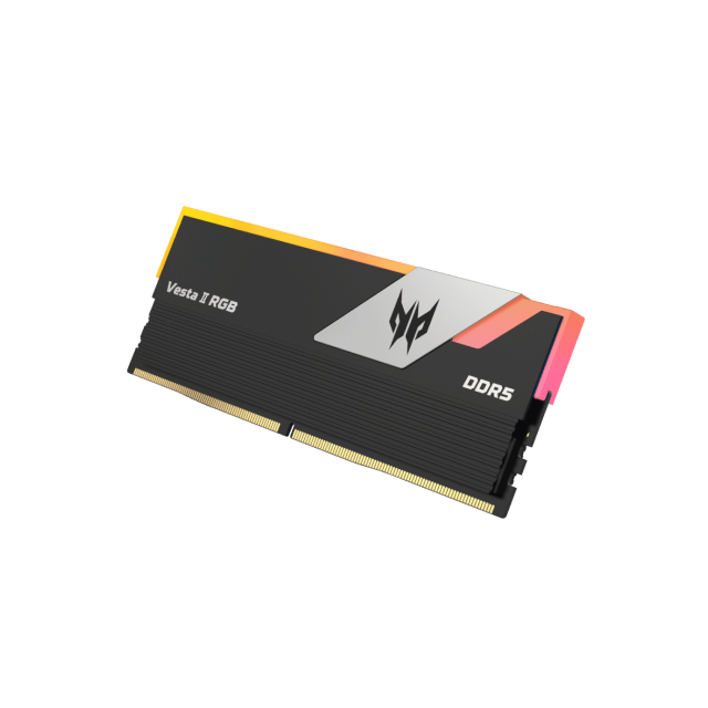 Kit de Memoria RAM Acer Predator Vesta II | 64 GB (2x32 GB) | DDR5 | 6000 MT/s | Acer Predator Vesta II | CL30 | XMP / EXPO | BL.9BWWR.334