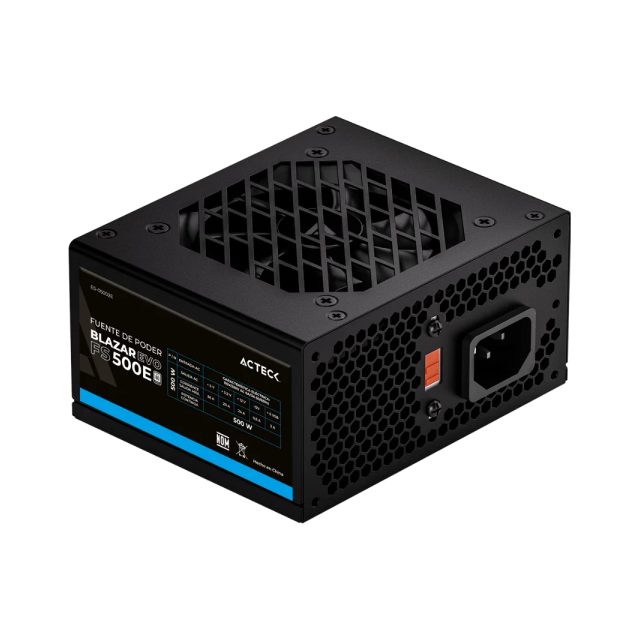 Acteck Blazar EVO FS500E | Fuente de poder 500W | Non-80+ | FS500 - ES-05002E