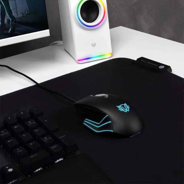 Mousepad Gamer Balam Rush Ragnarok MP980 | 900 x 400 x 4 mm | Base Antideslizante | RGB | Negro | BR-931434