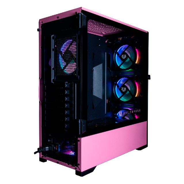 GABINETE BALAMRUSH THINOS E-ATX RGB USB 3.0 CRISTAL ROSA BR-932288