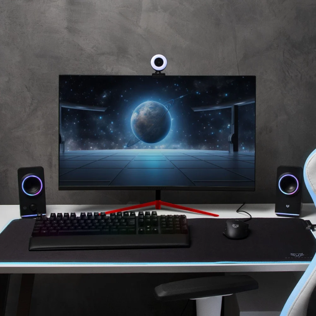 Monitor Gamer Plano Balam Rush Ultra Odyssey MTX24G | 23.8" | 1920 x 1080 (FHD) | VA | 180 Hz | 1 ms | FreeSync / G-Sync | HDMI 2.1 / DisplayPort 1.4 / USB-C / Jack 3.5mm | Negro | BR-932417