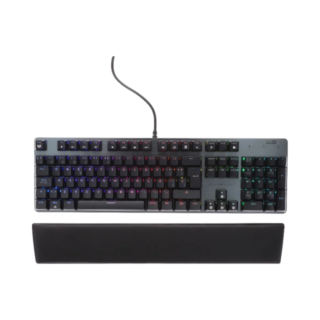 Teclado Gamer Opto Mecánico Alámbrico Balam Rush Dominate GKX775 | 100% | Switches Ópticos | Español | RGB | Negro | BR-932691