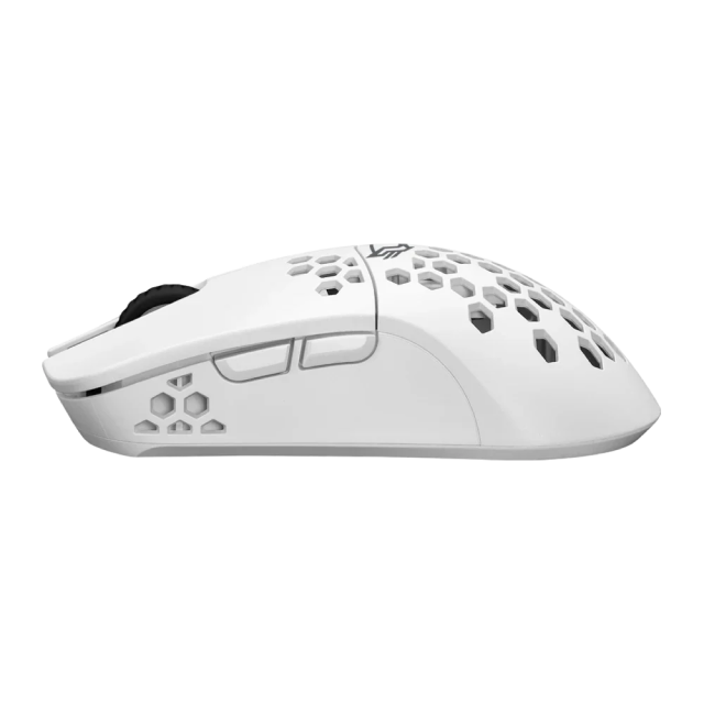 Mouse Gamer Inalámbrico Balam Rush Speeder Light MG969 | Hasta 40 Horas de Batería | 800 a 5000 DPI | Sensor Óptico PixArt 3325 | 7 Botones | Conexión 2.4GHz / Bluetooth / USB-A | RGB | Blanco | BR-936873