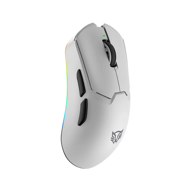 Mouse Gamer Inalámbrico Balam Rush Drift Pro MG7 | Hasta 50 Horas de Batería | Hasta 26,000 DPI | Sensor Óptico PAW3395 | 70 g | 5 Botones | 2.4GHz / Bluetooth 5.3 / USB-C | RGB | Blanco | BR-938532