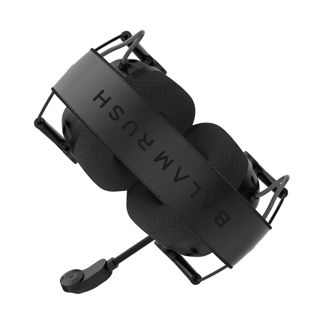 Diadema Gamer Inalámbrica Balam Rush Pilot Pro HS808 | Micrófono Fijo | Diseño Over Ear | Hasta 60 Horas de Batería | 2.4 GHz / Bluetooth 5.3 | PC / Móvil / Consolas | RGB | Negro | BR-938587