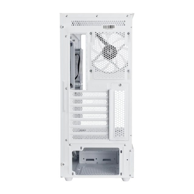 Gabinete Balam Rush Tank Super 9200 TB | Media Torre | ATX / Micro ATX / Mini ITX | 2 x USB A / 1 x USB C | Incluye 3 Ventiladores ARGB | Cristal Templado Panorámico | Blanco | BR-938730