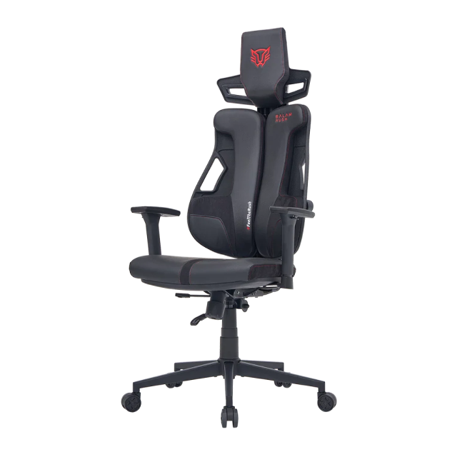 Silla Gamer Balam Rush Bolt Rush PA | Hasta 150 kg | Plástico de Alta Densidad / Espuma Moldeada / Nylon | Reposabrazos 3D | Negro | BR-940528