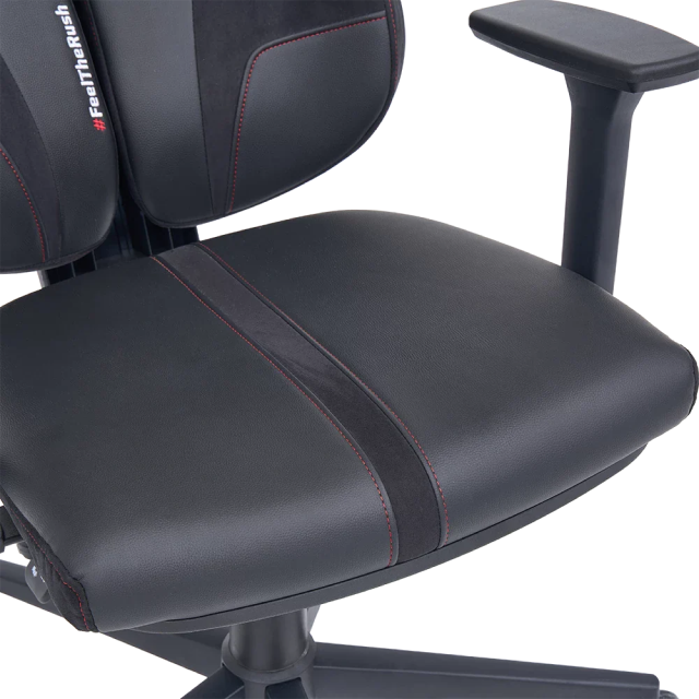 Silla Gamer Balam Rush Bolt Rush PA | Hasta 150 kg | Plástico de Alta Densidad / Espuma Moldeada / Nylon | Reposabrazos 3D | Negro | BR-940528