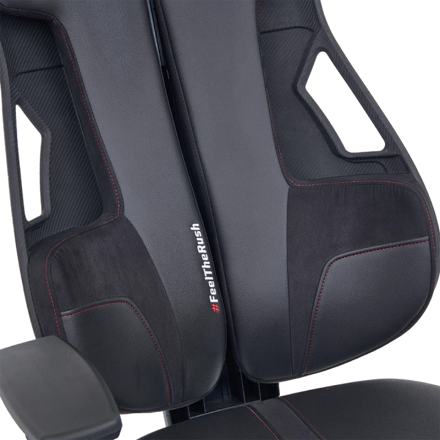 Silla Gamer Balam Rush Bolt Rush PA | Hasta 150 kg | Plástico de Alta Densidad / Espuma Moldeada / Nylon | Reposabrazos 3D | Negro | BR-940528