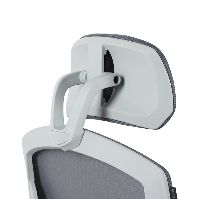 Silla Gamer Balam Rush Bolt Nou W | Hasta 130 kg | Material Textil Transpirable | Cojín Lumbar / Reposapies | Gris / Blanco | BR-940559