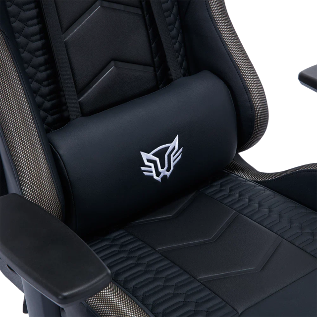 Silla Gamer Balam Rush Lightning Rush V2 | Hasta 150 kg | Vinil / Espuma de Alta Densidad | Reposabrazos 4D / Reposacabezas / Cojín Lumbar | RGB | Negro | BR-940566