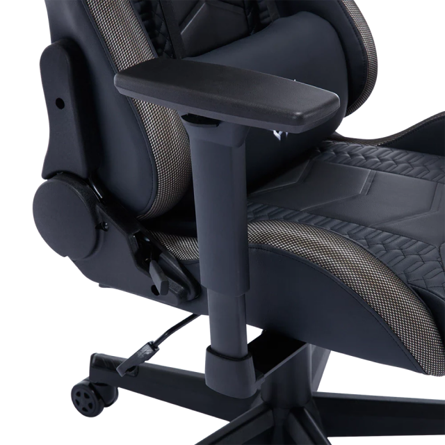 Silla Gamer Balam Rush Lightning Rush V2 | Hasta 150 kg | Vinil / Espuma de Alta Densidad | Reposabrazos 4D / Reposacabezas / Cojín Lumbar | RGB | Negro | BR-940566