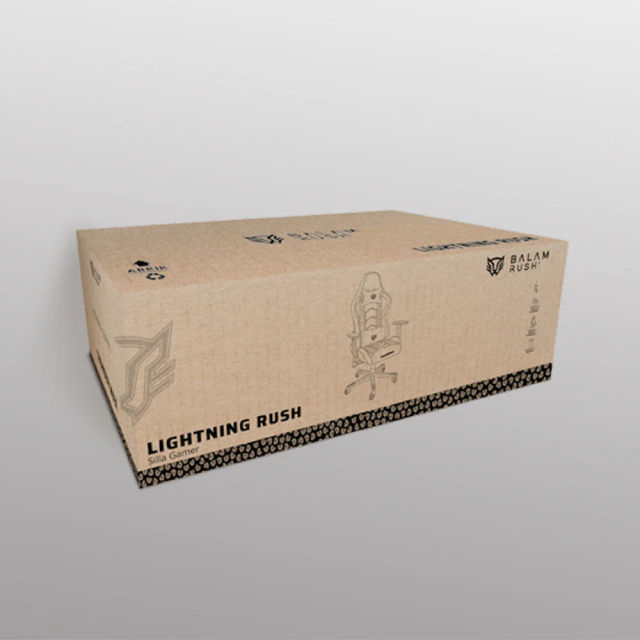 Silla Gamer Balam Rush Lightning Rush V2 | Hasta 150 kg | Vinil / Espuma de Alta Densidad | Reposabrazos 4D / Reposacabezas / Cojín Lumbar | RGB | Negro | BR-940566