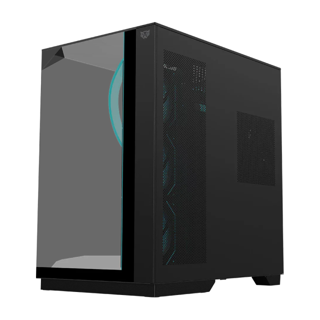 Gabinete Balam Rush TANK MAJESTIC 7600 | Midi-Tower | ATX / Micro-ATX / Mini-ITX | USB 2.0 / USB 3.0 | Sin Fuente | 5 Ventiladores Instalados | Negro | BR-941495