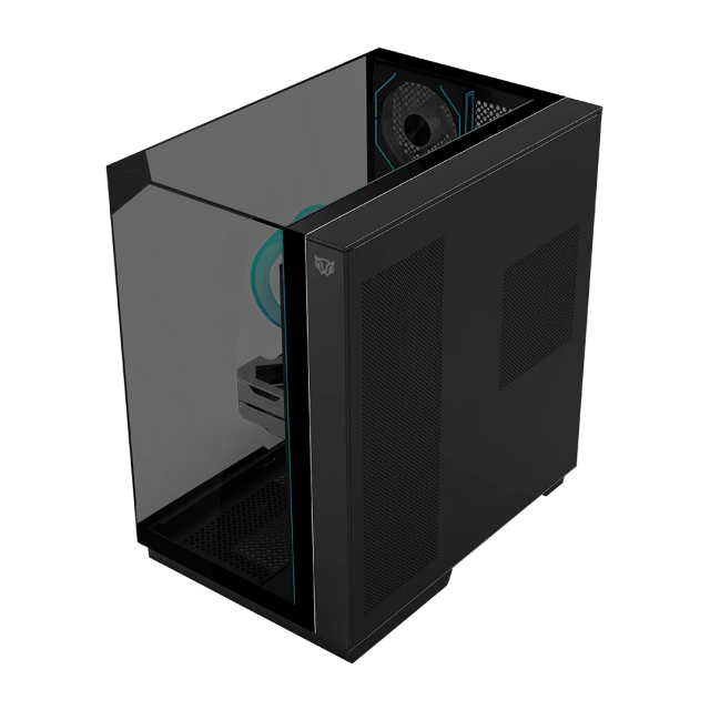 Gabinete Balam Rush TANK MAJESTIC 7600 | Midi-Tower | ATX / Micro-ATX / Mini-ITX | USB 2.0 / USB 3.0 | Sin Fuente | 5 Ventiladores Instalados | Negro | BR-941495