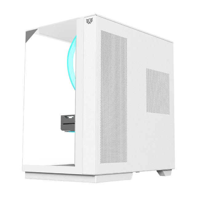 Gabinete Balam Rush TANK MAJESTIC 7600 | Midi-Tower | ATX / Micro-ATX / Mini-ITX | USB 2.0 / USB 3.0 | Sin Fuente | 5 Ventiladores Instalados | Blanco | SKU BR-941501