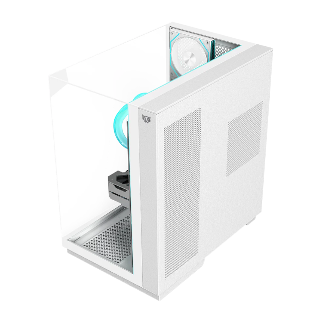 Gabinete Balam Rush TANK MAJESTIC 7600 | Midi-Tower | ATX / Micro-ATX / Mini-ITX | USB 2.0 / USB 3.0 | Sin Fuente | 5 Ventiladores Instalados | Blanco | SKU BR-941501