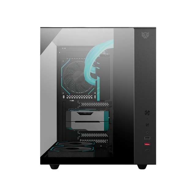 Gabinete Balam Rush Tank Majestic 6600 | Midi-Tower | ATX / Micro-ATX / ITX | USB 2.0 / 3.0 | Sin Fuente | 3 Ventiladores Instalados | BR-941525