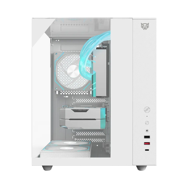 Gabinete Balam Rush Tank Majestic 6600 | Midi-Tower | ATX / Micro-ATX / ITX | USB 2.0 / 3.0 | 3 Ventiladores Instalados | Sin Fuente | BR-941532