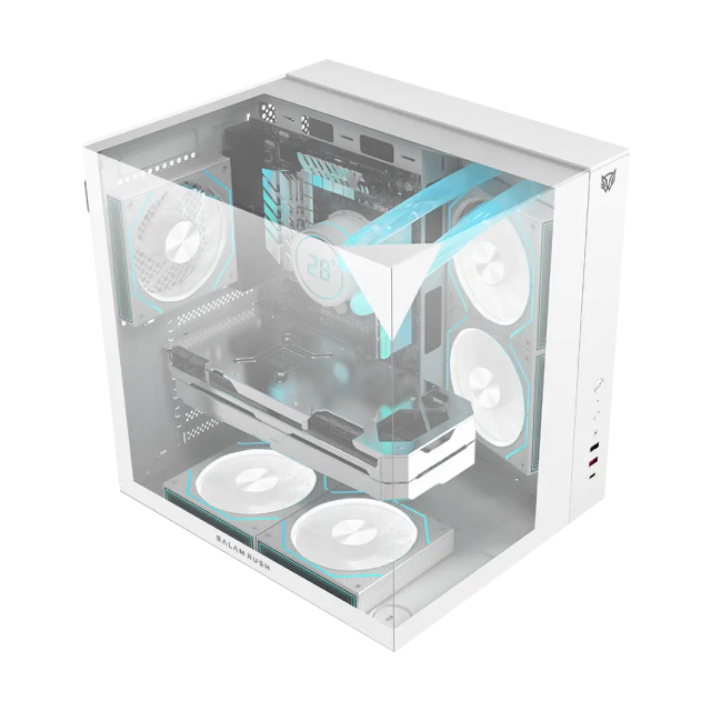 Gabinete Balam Rush Tank Majestic 6600 | Midi-Tower | ATX / Micro-ATX / ITX | USB 2.0 / 3.0 | 3 Ventiladores Instalados | Sin Fuente | BR-941532