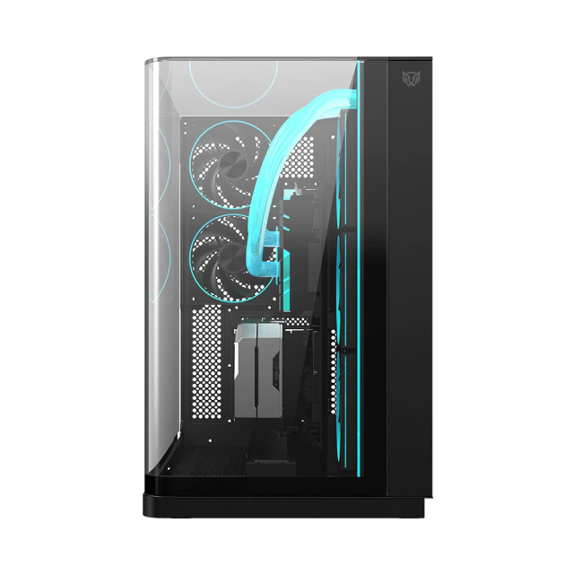 Gabinete Balam Rush Tank Expert Curve 7800 | Media Torre | ATX / Micro-ATX / Mini-ITX | USB-A 3.0 / USB 2.0 / USB-C 3.1 | 5 Ventiladores ARGB Preinstalados | Diseño Curvo con Cristal Templado | Doble Cámara | Negro | BR-941556