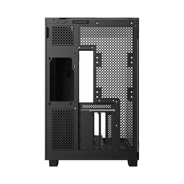 Gabinete Balam Rush Tank Expert Curve 7800 | Media Torre | ATX / Micro-ATX / Mini-ITX | USB-A 3.0 / USB 2.0 / USB-C 3.1 | 5 Ventiladores ARGB Preinstalados | Diseño Curvo con Cristal Templado | Doble Cámara | Negro | BR-941556
