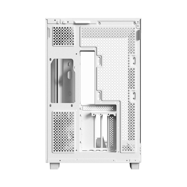 Gabinete Balam Rush Tank Expert Curve 7800 | Media Torre | ATX / Micro-ATX / Mini-ITX | USB-C / USB 3.0 / USB 2.0 | Cristal Templado Curvo | Doble Cámara | Incluye 5 Ventiladores ARGB | Blanco | BR-941563
