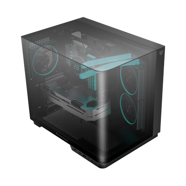 Gabinete Balam Rush Tank Expert Curve 6800 | Midi-Tower | ATX / Micro-ATX / ITX | USB 2.0 / 3.0 | 3 Ventiladores Instalados | Sin Fuente | Negro | BR-941570