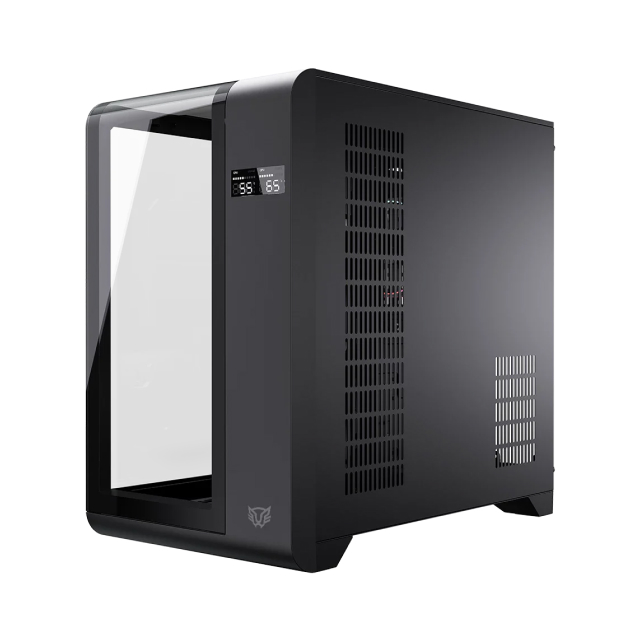 Gabinete Balam Rush Tank Expert Curve 7400 | Mid-Tower | ATX / Micro-ATX / ITX | USB 2.0 / 3.0 | 4 Ventiladores Incluidos | Sin Fuente | Negro | BR-941594