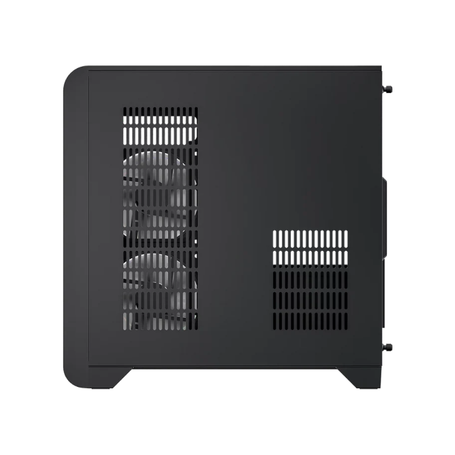 Gabinete Balamrush Tank Expert Curve 6400 | Mini Torre | M-ATX/ ITX | Panel de Cristal Curvo | 3 Ventiladores ARGB preinstalados | Color Negro | BR-941617