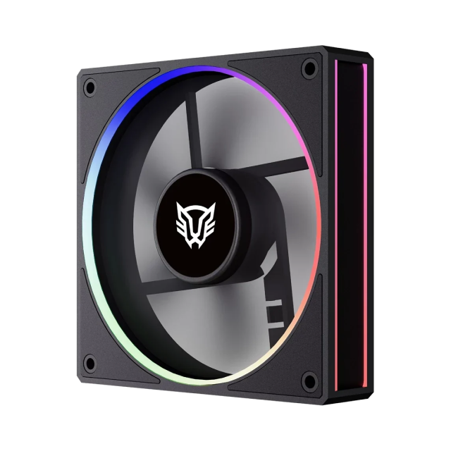 Ventilador Balam Rush Eolox Bora-R EXB85R | 120 mm | Aspas Invertidas | 600 a 1600 RPM | 28 dB | 4 Pines | ARGB | Negro | BR-942225