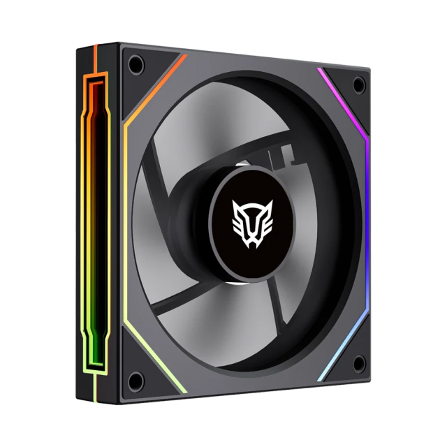 Ventilador Balam Rush Eolox Link EXL95 | 120mm | 600 a 1800 RPM | 30 dB | 4 Pines | ARGB | Negro | BR-942348