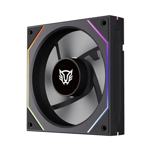 Ventilador Balam Rush Eolox Link EXL95 | 120mm | 600 a 1800 RPM | 30 dB | 4 Pines | ARGB | Negro | BR-942348